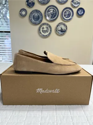 Madewell The Dolli Glove Loafer Soft suede in Walnut Shell Size 7 thumbnail 5