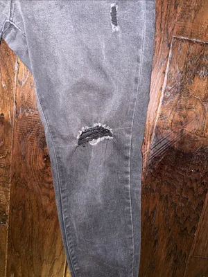 Enjean Distressed High-Rise Black Jeans Size 11 thumbnail 3