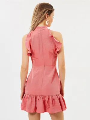 Elliatt Pink Mini dress size small thumbnail 3