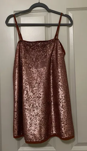 Skylar + Madison Rusty Sequin Mini Dress thumbnail 1
