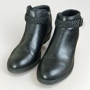 Jeossy Women's Faux Leather Ankle Boots Zipper Casual size 8 NRK23022 thumbnail 1