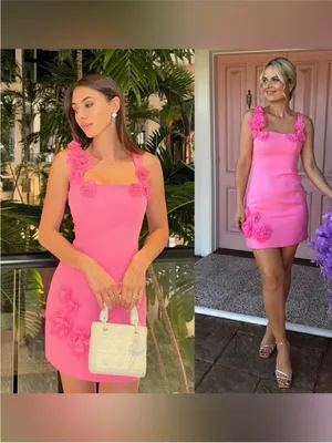 ELLIATT Trompe Dress in Pink thumbnail 3