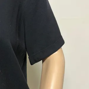 ASOS Black Button-Up V Neck Short Sleeve Women's Top size 4 thumbnail 4