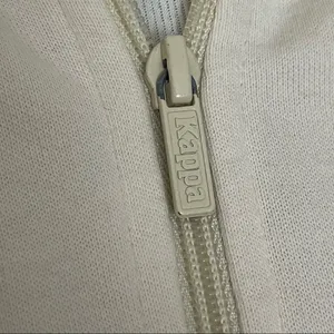 Kappa Cream Cropped Quarter Zip Logo Tape Pullover S thumbnail 5