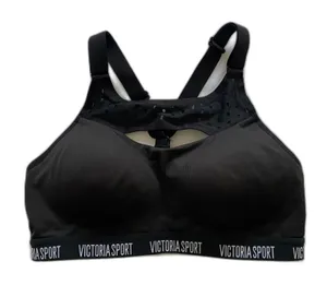 Victoria's Secret Sport Bra Women's Size S Black Sportwear Athleisure thumbnail 1