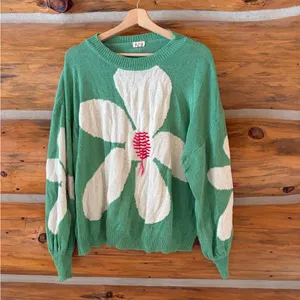 POL Flower Pullover Sweater size Medium thumbnail 2