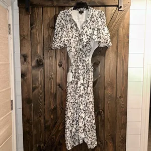 NWT Bardot Abstract Midi Shirt Dress‎ thumbnail 4