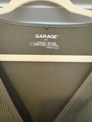 Garage Crop Top Long Sleeve Ribbed thumbnail 2