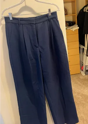 Navy abercrombie work slacks thumbnail 1