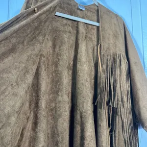 L’Amour Faux Suede Fringed Western Jacket No Size EUC thumbnail 6