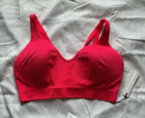 NWT Paragon Gym Brat Padded Contour Sports Bra Medium Hot Pink thumbnail 1