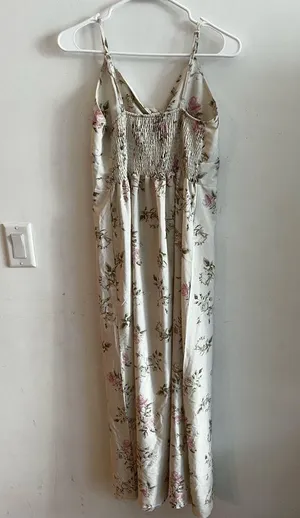 AZ Floral Tie-Front Maxi Dress Size L/XL NWOT thumbnail 5
