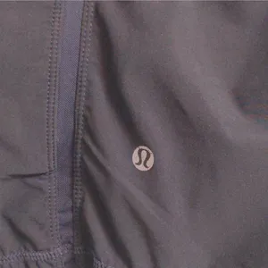 Lululemon Womens Athletic Shorts Black Stretch Elastic Waist Drawstring L thumbnail 5