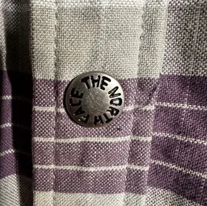The North Face men’s purple and grey plaid insulated flannel thumbnail 6