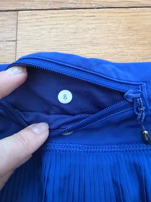 Lululemon Blue Pleat to Street III Pleated Athletic Skirt Size 8 thumbnail 8