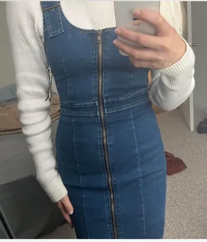 Fall Jean Dress thumbnail 3