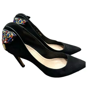 Christian Dior Bee Accent Suede Slingback Pumps size 36.5 thumbnail 3