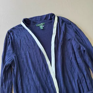 Vintage Ralph Lauren open-front wrap cardigan robe thumbnail 5