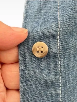 Vintage 90s Ugly Christmas Embroidered Denim Holiday Shirt Velvet Collar thumbnail 9