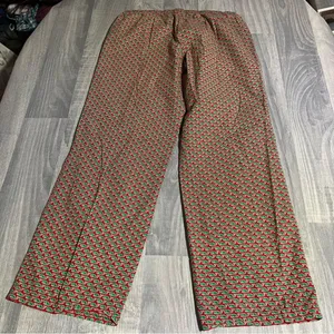 Vineyard vines Red Green Whale Print PJ’s Bottom; Medium thumbnail 7