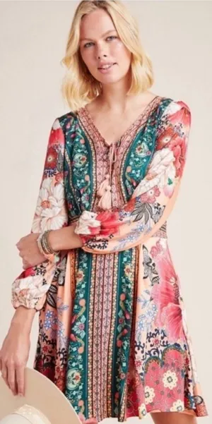 FARM RIO ANTHROPOLOGIE Topanga Mini Dress, S thumbnail 1