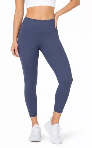 RBX Live Life Active Womens XL Blue High Waisted Pocket Cropped Leggings thumbnail 1