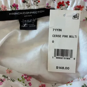 French‎ Connection Strapless Floral Maxi Dress Cerise Pink Multi Cotton - 0 NEW thumbnail 6