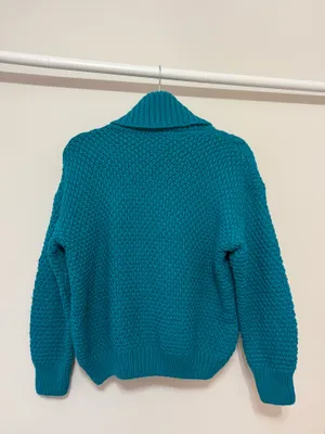 Knit sweater Blue thumbnail 3
