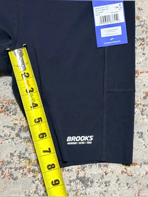 BROOKS Cascadia running biker Shorts Tights size Medium black thumbnail 6