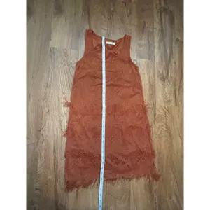 ‎Lush womens rust layered fringe dress XS thumbnail 8