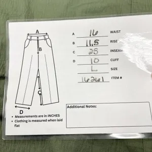 Standard Surplus Womens Wanderer Wide Leg Crop Pants Size L Minimal Coastal thumbnail 13