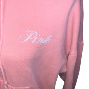 Victoria’s Secret Pink Light Pink Lounge Everyday Full Zip Hoodie Sweatshirt thumbnail 3