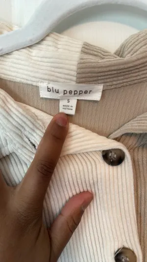 Blu Pepper Lightweight Color block jacket thumbnail 3
