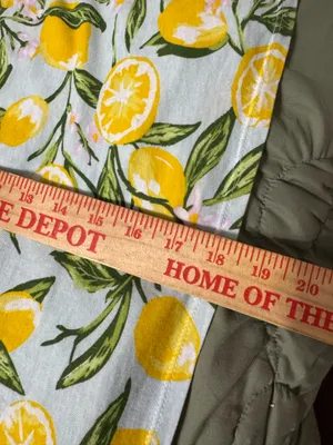ZARA Cropped Lemon Yellow Tee thumbnail 4