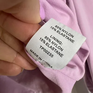 Meshki Emely long Sleeve athletic crop top in a lavender purple pink size medium thumbnail 4