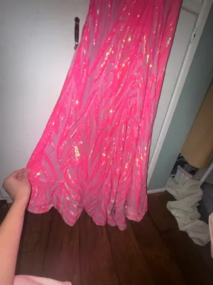 Size 2 Jovani 08481 prom dress Hot Pink thumbnail 8