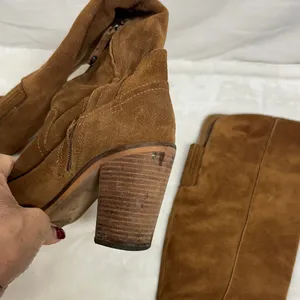 Dolce Vita Tan Suede Over the Knee Boots thumbnail 4
