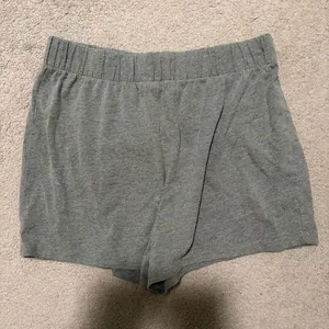 wild fable Women's Knit Elastic-Waist Shorts - Gray thumbnail 1