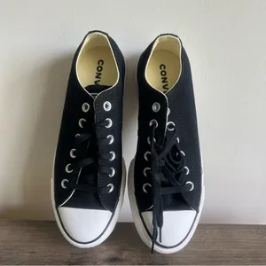 Converse Chuck Taylor All Star Lift Ox Black / White Women's Shoe Size 7.5 thumbnail 6