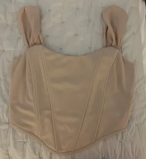 Beige corset top thumbnail 1