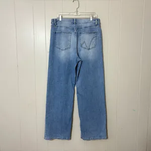Mica Los Angeles Super High Rise Straight Leg Jeans Size 31 Loose Fit thumbnail 7