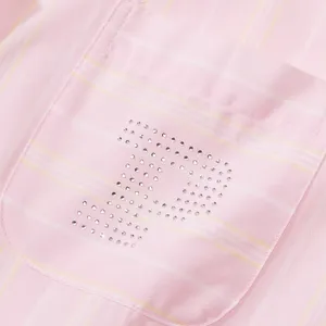 PINK - Victoria's Secret COTTON POPLIN OVERSIZED‎ BUTTON-DOWN SLEEPSHIRT thumbnail 3