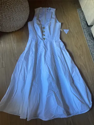 NADINE MERABI Annabelle white Dress thumbnail 1