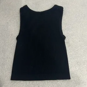 Aritzia Sunday Best Women's Black Crop Tank Top Ribbed Sz XS thumbnail 5
