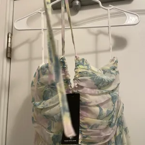 Lulu's Pastel Floral Maxi Dress with Slit thumbnail 5
