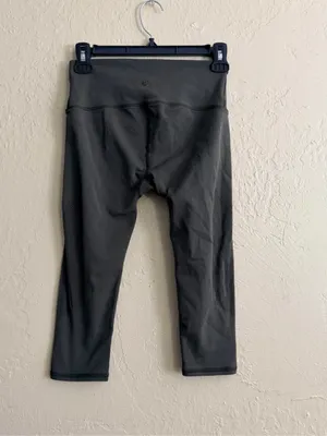 lululemon athletica High-Waist Capri Leggings - Dark Green thumbnail 2