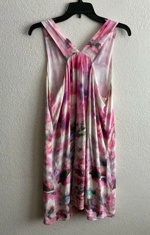 Cynthia Rowley 100% Silk Multicolors Abstract Dress 8 thumbnail 8