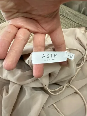 Astr‎ The Label Palisades Cowl Neck Maxi Dress size large thumbnail 5