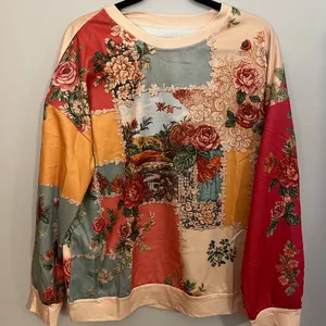 Patchwork‎ Top NWOT From Temu Size XXL thumbnail 1
