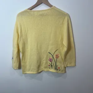 Vintage Curio Spring Embroidered Cardigan Sweater thumbnail 7